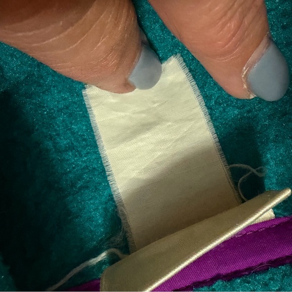 Vintage LL Bean Womens Teal Aqua Full Zip Fleece Jacket Small Medium S M - Picture 12 of 12